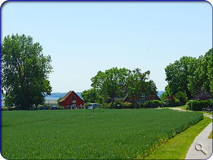 Ankunft am Fereinhaus