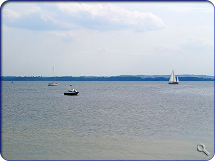 Ostseestrand in der Nähe des Ferienhauses