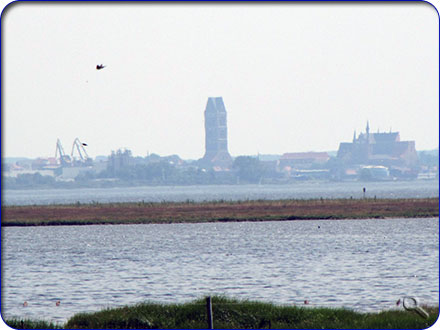 Der wunderbare Seeblick über die Ostsee bis nach Wismar...