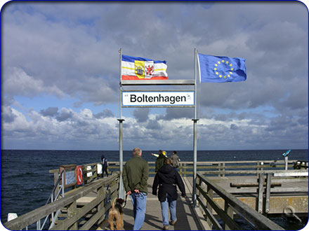 Die Seebrücke vom Ostseebad Boltenhagen