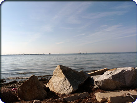 Blick auf die sommerliche Ostsee