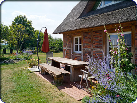 Blick auf die Ost-Terrasse